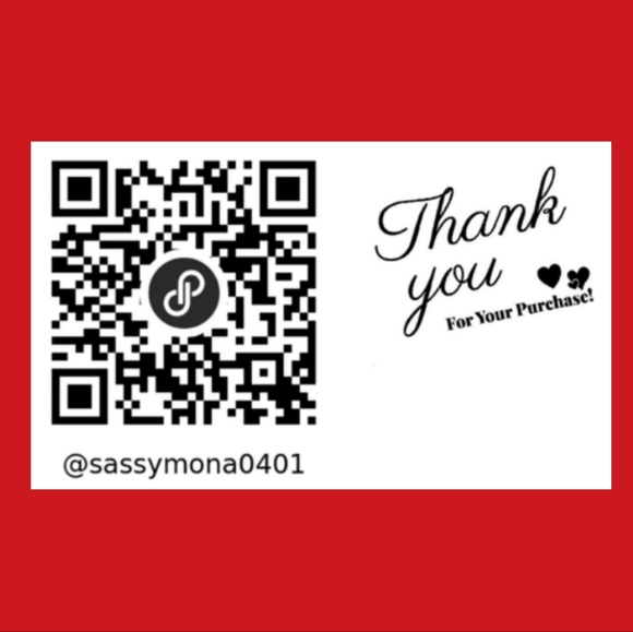 QR Thank You Closet Stickers 2x4 50 Custom Handcrafted Your Choice Design - Picture 8 of 15